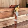 Mermaid Designer Wooden Walking Canes with Handle and Grip - Best Gift for  Women  and Men