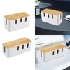 Cable Tidy Box Dustproof Protector Storage Rack Management Case for Home Tabletop Bedroom Loose Wires Management Messy Cables