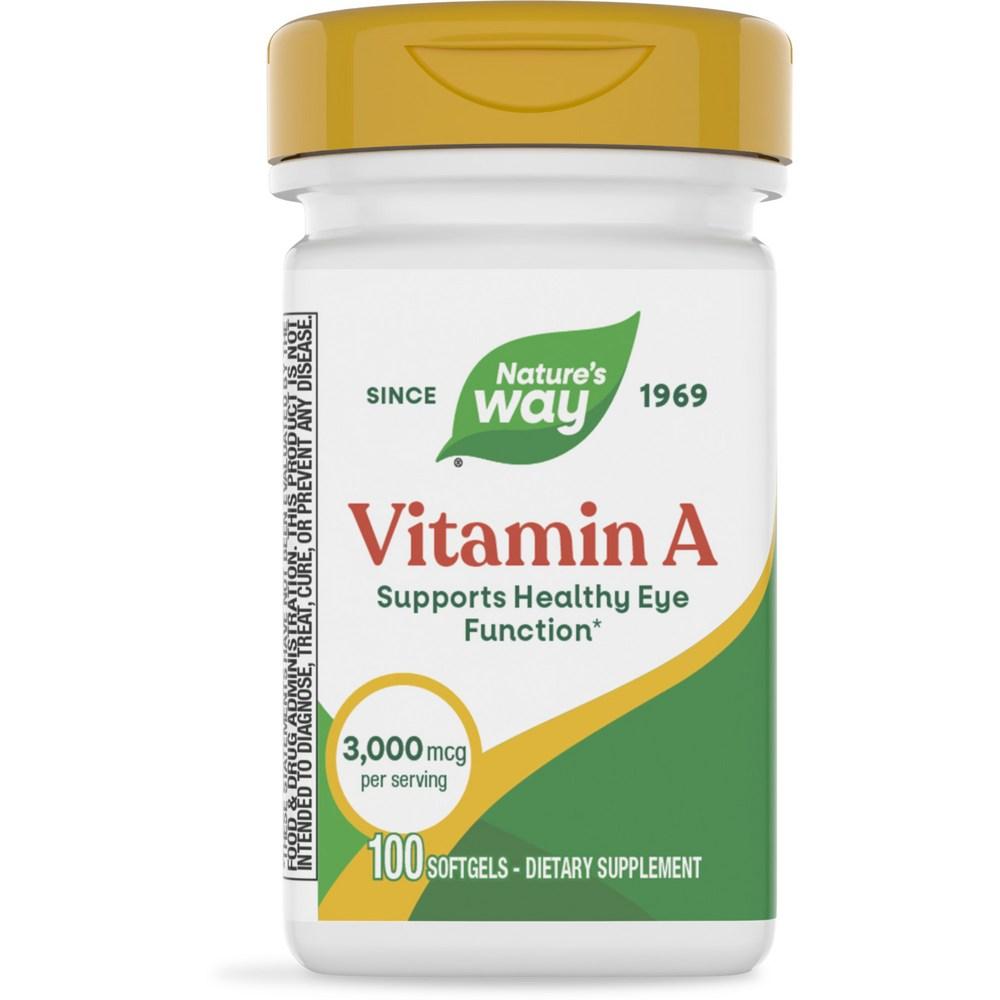 Nature's Way Vitamin A 10,000 IU Softgels 100 Tablets 1 pcs