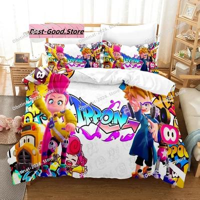 Game Ninjala Bedding Set Single Twin Full Queen King Size Bed Set Aldult Kid Bedroom Duvetcover Sets 3D Print Boysgirls Camas