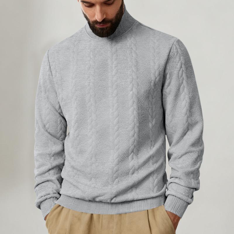 

2026 New Autumn and Winter Large Size Solid Color Turtleneck Casual Bottoming Shirt XXXL сірий