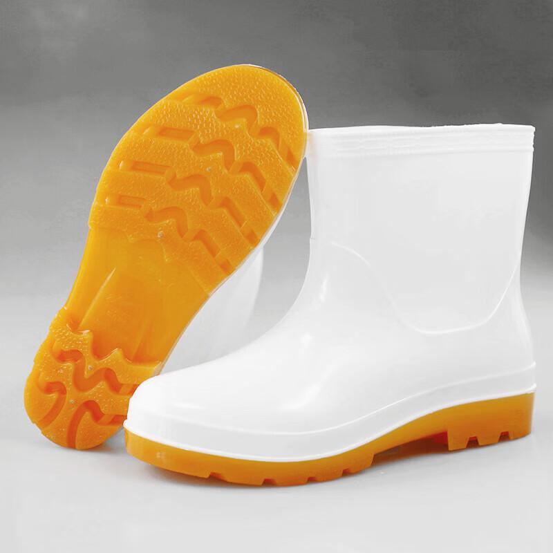 Yan Wang Protective Anti-Slip Rain Boots белый