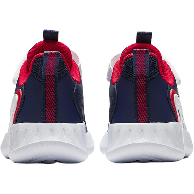 Anta Kids Synthetic Leather Simple Versatile Non-Slip Low-Top Running Shoes Kids sneaker White Blue A312345568I-5