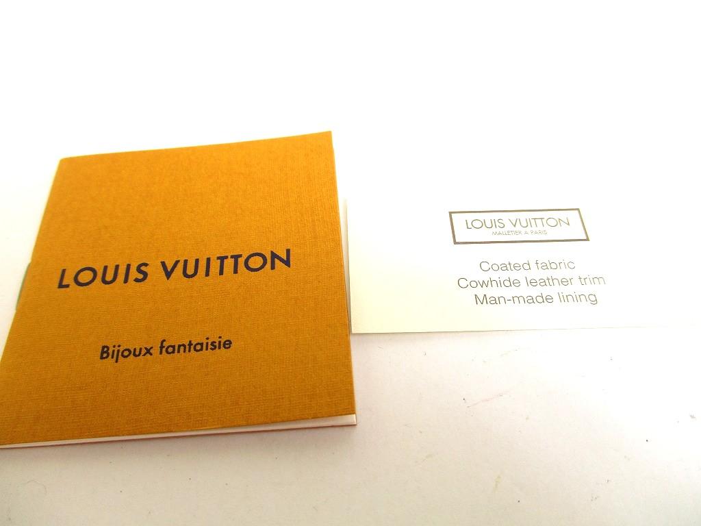Authentic LOUIS VUITTON Gold Bag Charm Key Holder Sac Fleures du #a945  Refurbished