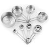 8pcs Stainless Steel Measuring Spoons and Measuring Cups Set Kitchen Accessories Baking Tea Coffee Spoon Measuring Tools