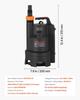 690W Submersible Sump Pump, 17500 L/H, PP-GF20 Submersible Sewage Dirty Clean Water Pump with Automatic Float Switch, Long Cord, 9M Max Lift, for