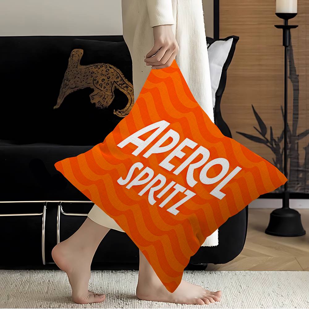 Brand A-Aperol S-Spritz Lucky Dragon Pillow Cover Sofa Cushion Cover Home Room Decoration Children Gift