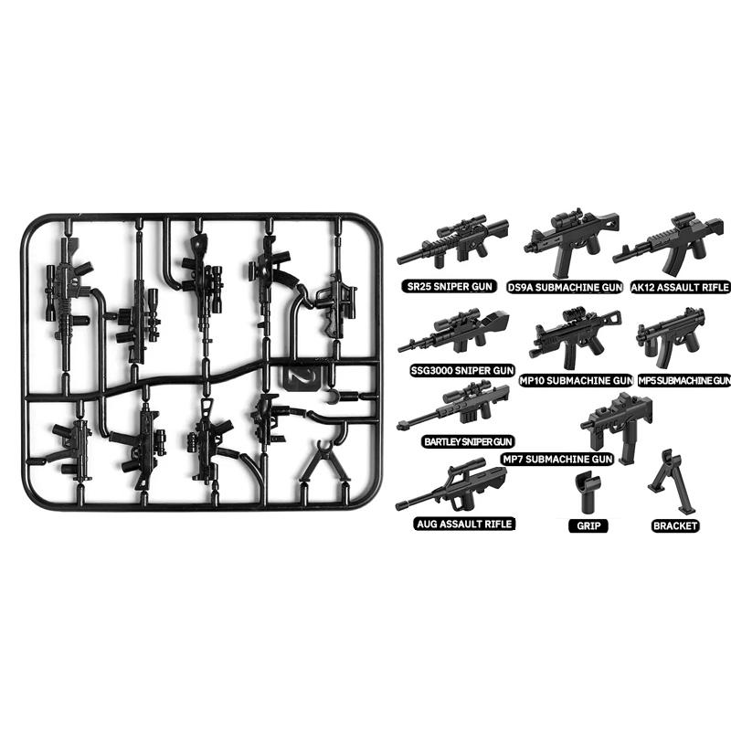 

Армейское оружие Кирпичики Набор оружия Детали Блоки Солдаты Фигурки Аксессуары Детали Сделай сам Мок Кирпичики Аксессуары Ww2 Военное Оружие Игрушки