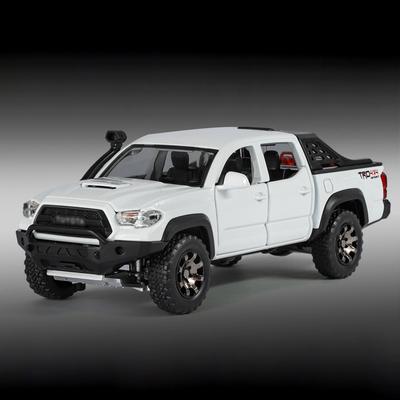 1:32 Toyota Tacoma TRO Travel Version Alloy Diecast Model Pickup Truck Toys Desktop Ornaments Birthday Present For Kids Boys Toy