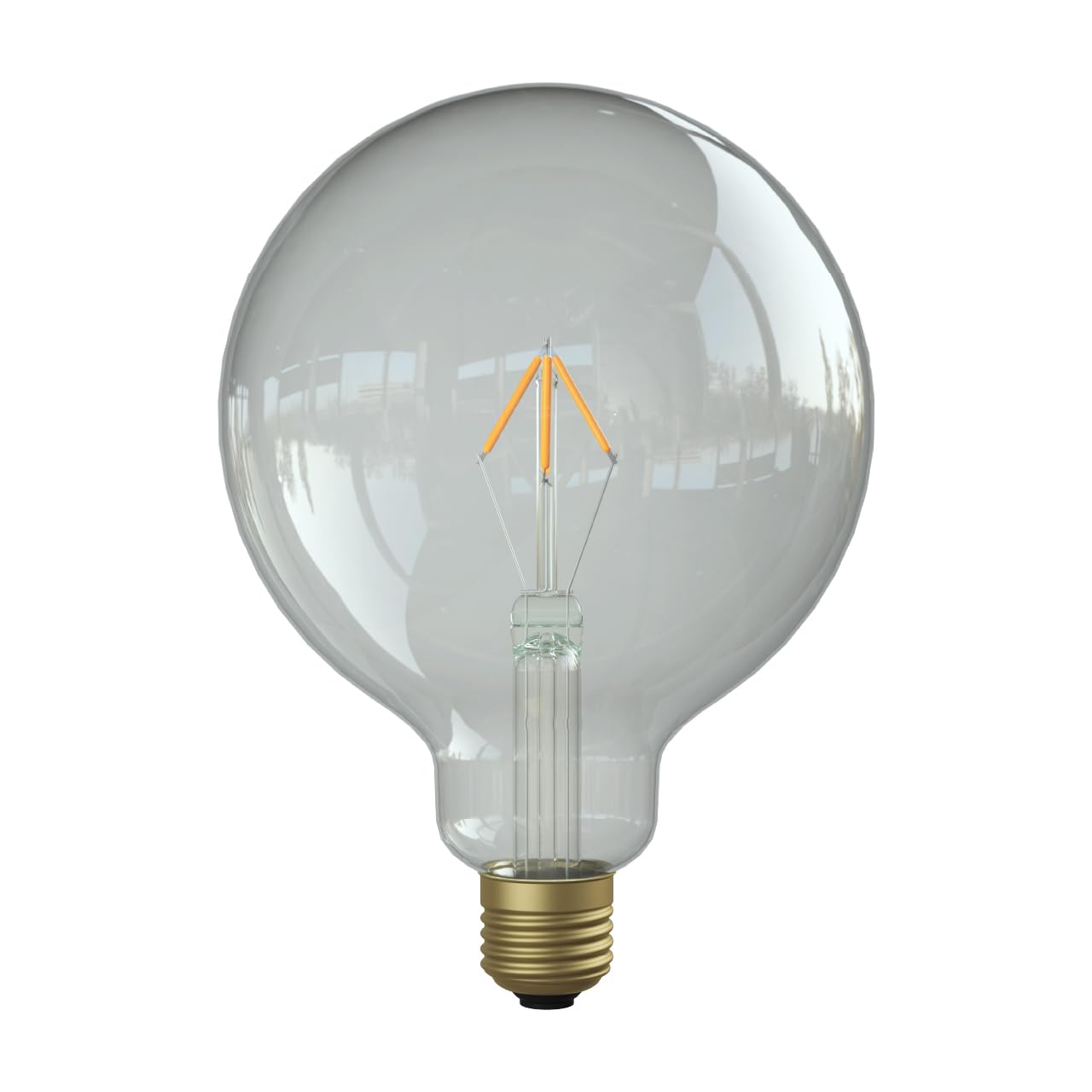 

[Siphon Ball 125 LDF001D] 3-Year Warranty, Globe G125, 35W Equivalent, 350lm Total Luminous Flux, Warm Warm Color (2200K), E26 Base, Dimmable, Glass,
