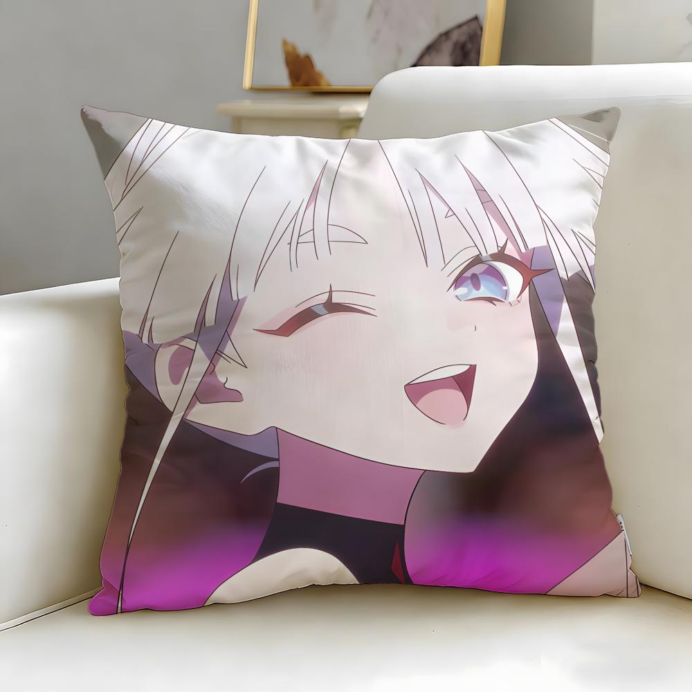 fantasy anime Cosmic Princess Kaguya Cushion Cover Soft  EasyWash Pillow Case  Versatile for Couch Bed Travel and Office 30X30cm