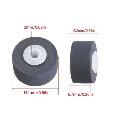 Cassettespeler Knijpwiel Rubber Druk Opnameband Poelie Vervanging Voor Cassettespeler