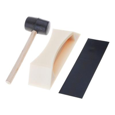 Professional Floor Repair Tool Including Nylon Tapping Block and Hammer for Smooth Safe Surfaces Restorations Tool
