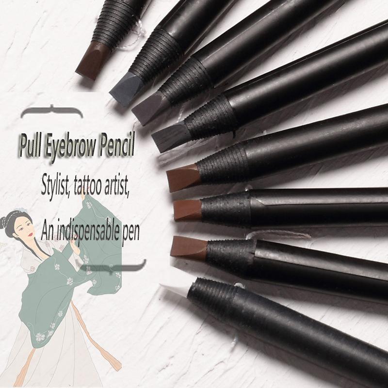 1PCS Eyebrow Pencil Long-Lasting White Eyebrows Cosmetic High Quality Natural Waterproof Makeup Wholesaletattoo Eyebrow Pencil