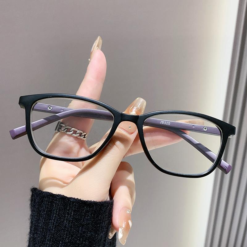New Square-framed Anti-Blue Light Presbyopia Glasses Unisex Fashionable High Definition Ultra-Light Reading Eyewear