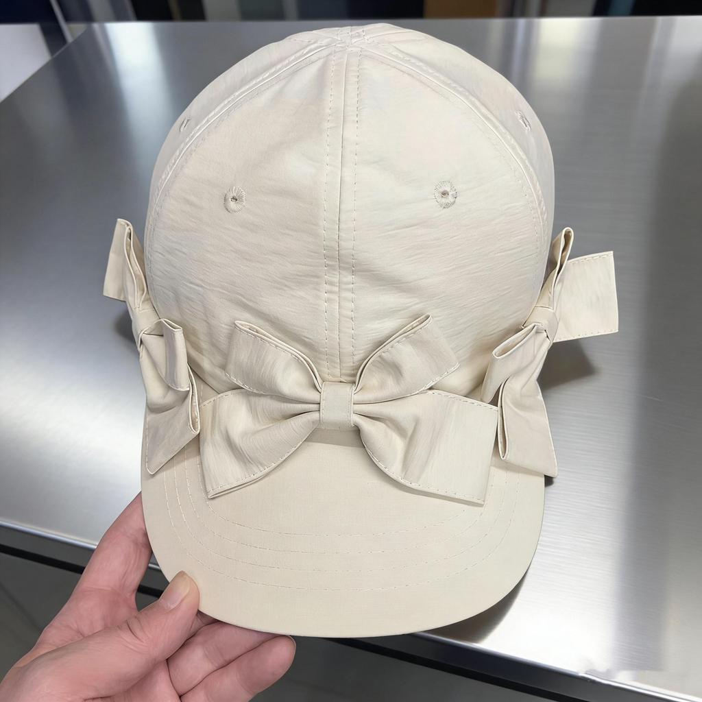 Women's Slimming Cotton Duckbill Cap - Breathable, Sun-Protective, Trendy Brimmed Hat for Spring/Summer