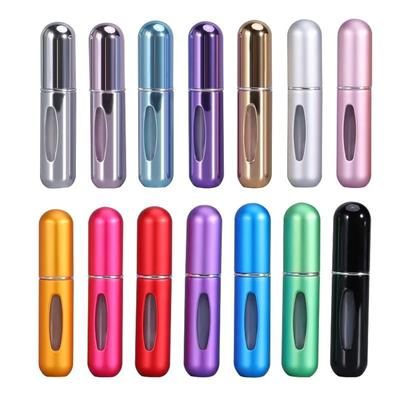 5ml Tragbare Mini Nachfüllbare Parfüm Flasche Conveniet Zerstäuber Pumpe Aluminium Spray Flasche Kosmetische Container Reise