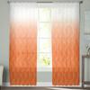 Marokkanische Textur Orange Chiffon Gardinen für Wohnzimmer Home Dekoration Fenster Voile Tüll Vorhang Vorhänge