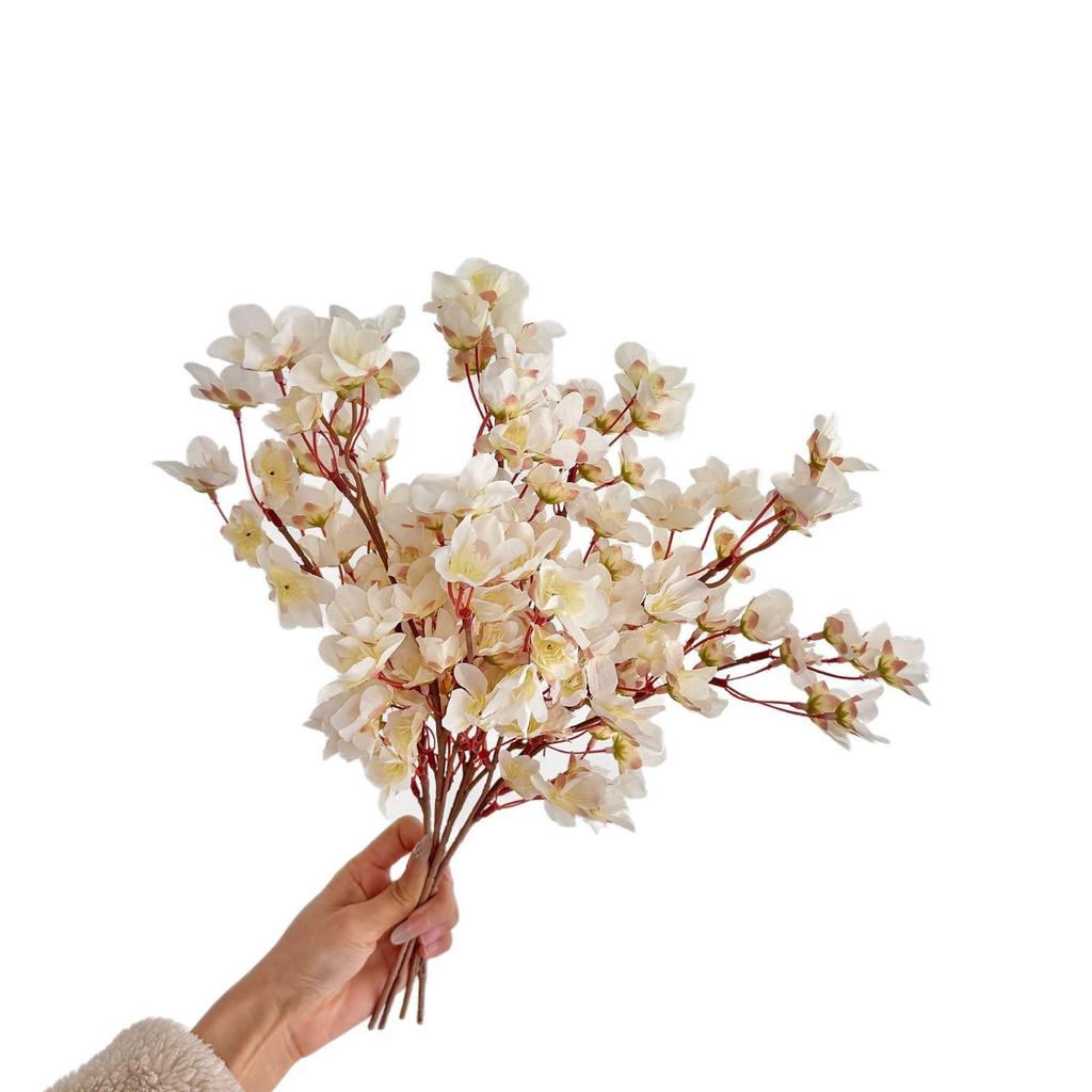 Artificial Peach & Cherry Blossom Branch for Wedding or Home Decor
