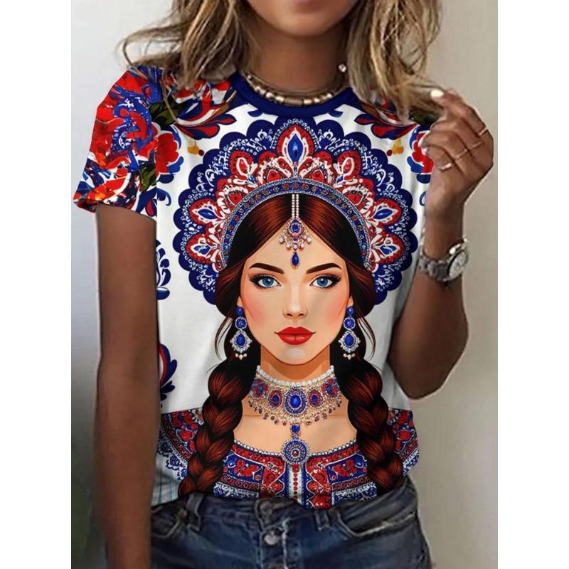 Croatia Football Fans T-Shirt Women Y2K Ringer Tee Croatia Red White Checkered 3D Print Casual Streetwear Tops Men's Shirts