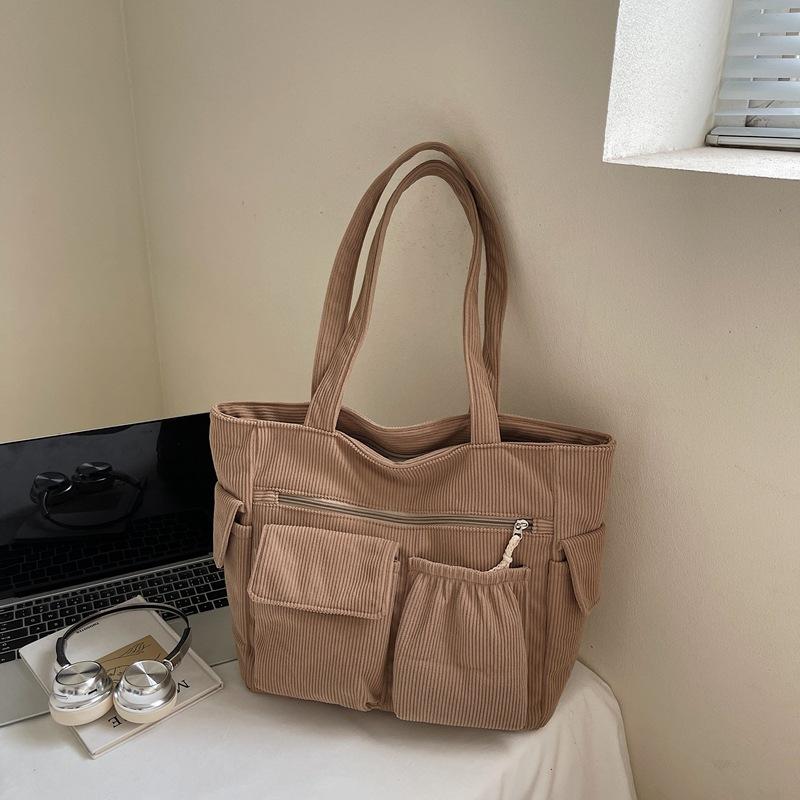 Retro Large-capacity Bag Fashionable Casual Texture Personalized Shoulder Bag Autumn and Winter New 2025 Women's Tote Bag