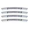 4Pcs Auto Wheel Hub Badge Tire Rim Stickers Accessories For Porsche Boxster Cayenne Panamera Macan Cayman 911 918 996 917 991
