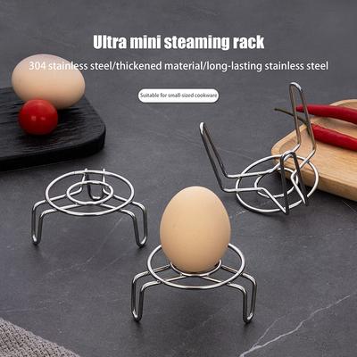 1PC Ultra Mini Steaming Rack Small Stainless Steel Height And Height Small Leg Rack Health Pot Thermos Cup Small Pot Rack 3size