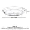 1/2Pack Rotating storage turntable, circular rotating plastic seasoning rack storage rack, can improve space utilization