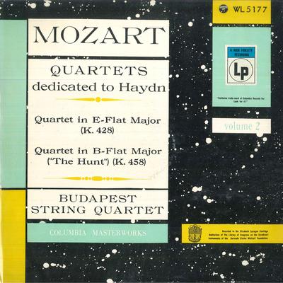 LP Record BUDAPEST STRING QUARTET - Mozart : Quartet No.16 In E Flat Ma WL5177 COLUMBIA Japan Classical Used