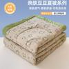 Double Layer Yarn A-Class Printed Soybean Velvet Summer Cool Quilt