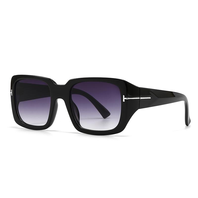 Foreign Trade Cross-Border Popular Modern Sunglasses European and American Street Photography Ins Popular Model Square Sunglasses