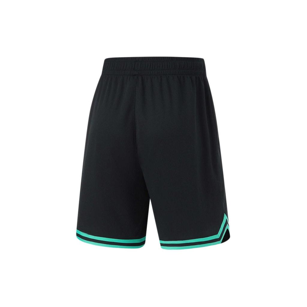 Li Ning CBA Kollektion Basketballshorts Herren Schwarz AAPU097-1
