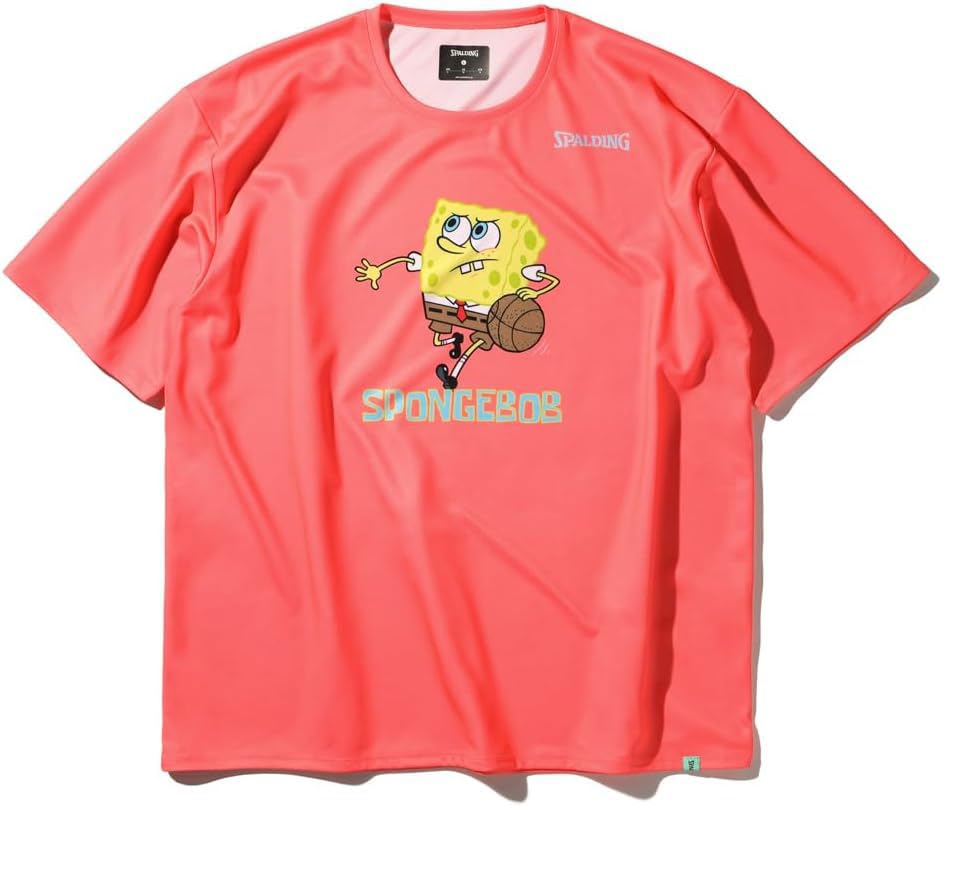 

Spalding SpongeBob SquarePants Dribble Coral T-Shirt, Size M (SMT25045S)