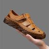 Fashion Fashion Leisure Holiday Sandals for Men Lightweight Summer Shoes New Outdoor Beach Shoes Anti-collision Toe Casual Roma Flats