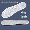 4PCS Soft Breathable Sports Insoles for Men & Women with Arch Support Shock-Absorbing Elastic Sneakersoles for Odor Resistance