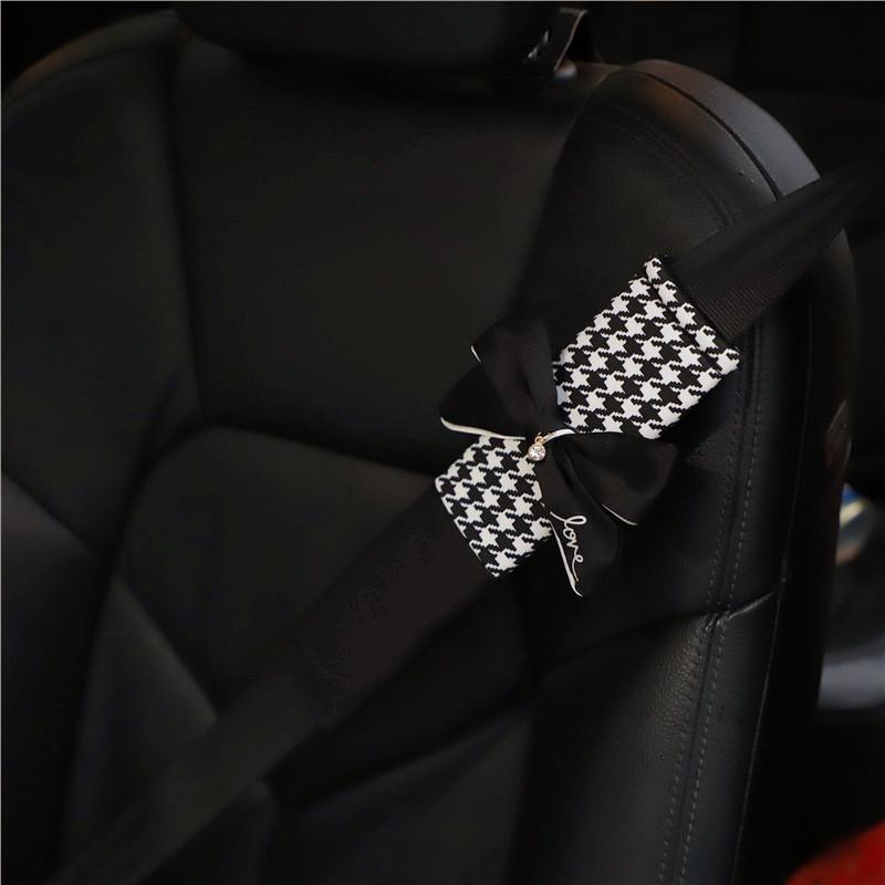 

Soft Cotton Car Seat Belt Shoulder Cover With Bird Pattern Car Universal Safety