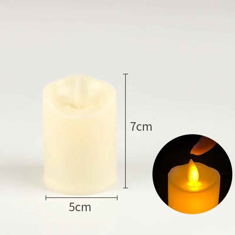 

LED Candles Flameless Flickering Light Flameless Candle for Christmas Wedding Decor Birthday Party Supplie Home Decoration