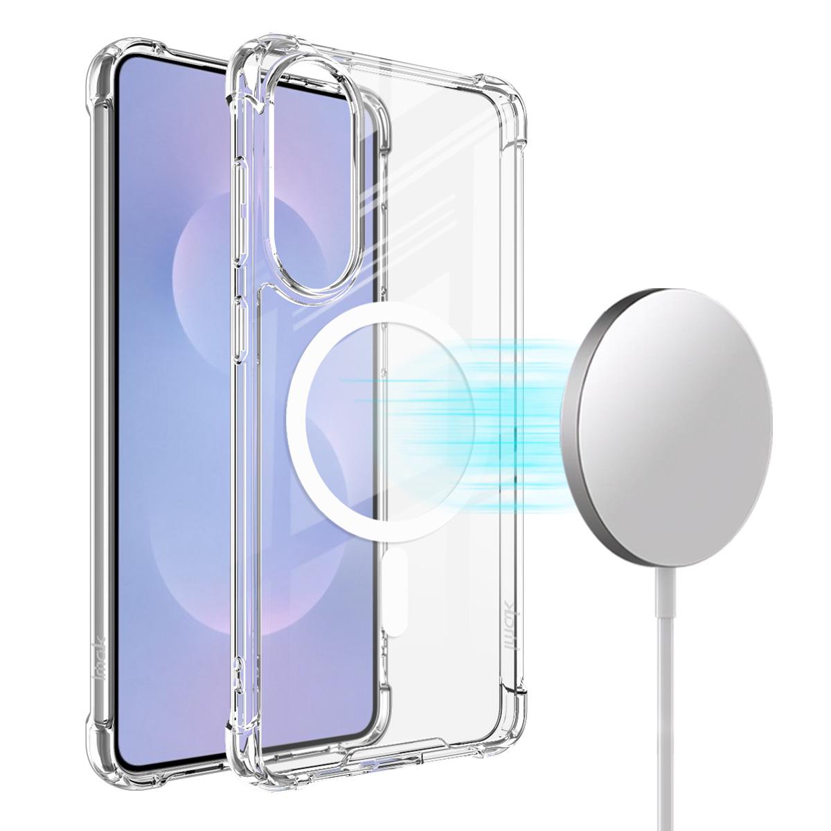 

Для Samsung Galaxy S25 Edge 5G Чехол для телефона IMAK Ударопрочный Мягкий Космический Магнитный Чехол Samsung S25 Edge 5G