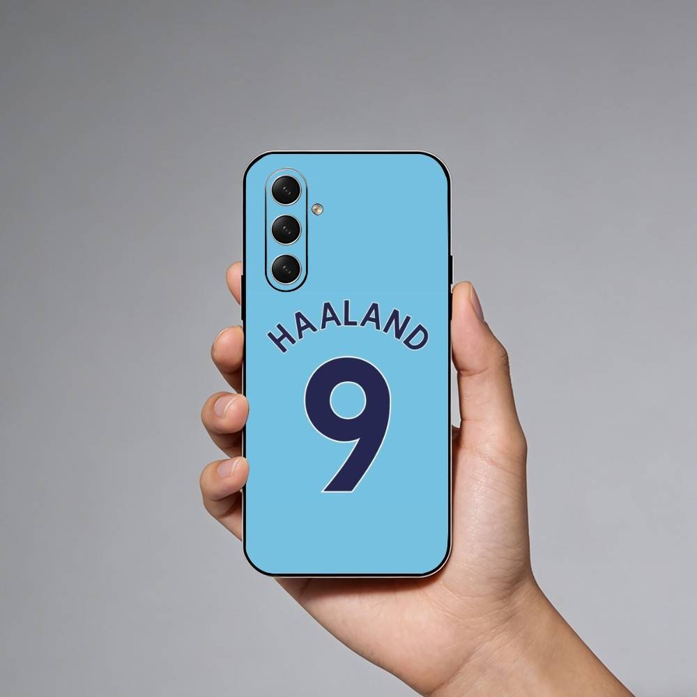 Football E-Erling H-Haaland Phone Case For Samsung Galaxy A73,A72,A71,A70,A52,A51 Others Soft Black Cover