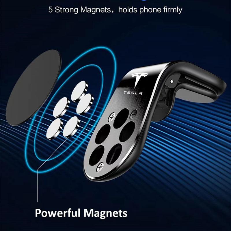 CSNK3 JXWV8 car Magnetic Phone Holder in Car Phone Stand Clip Bracket Mount Car Suppot Phone Holder for Tesla Model 3 Model Y Model S X