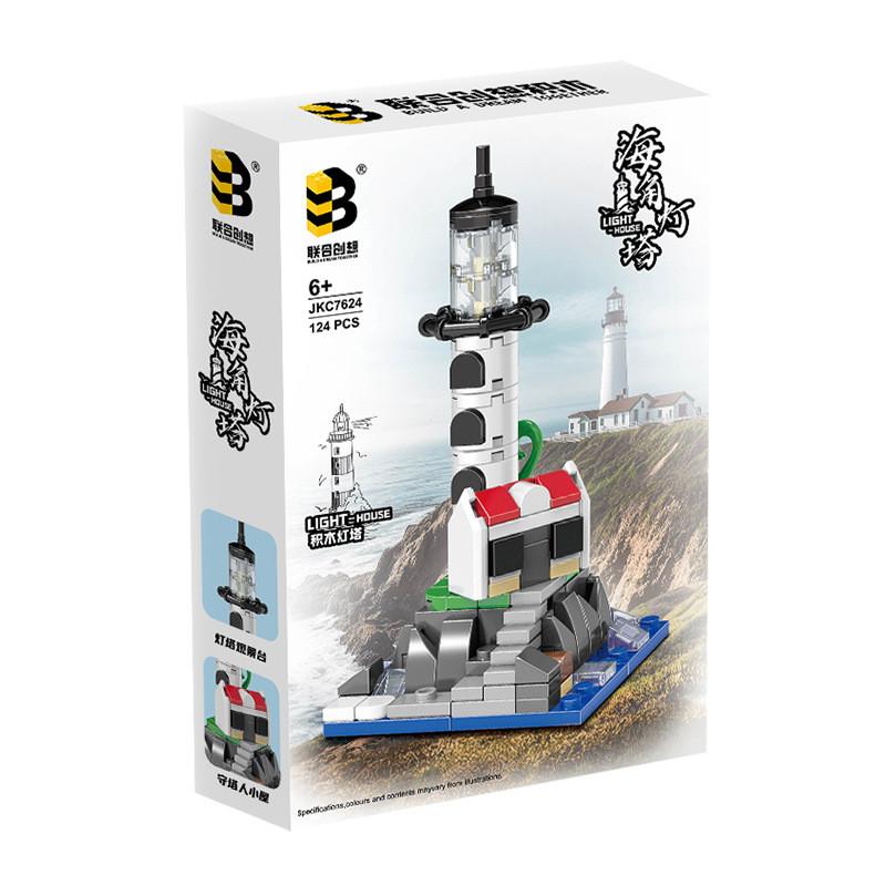 Assembly Lighthouse Childrens Building Block Toy With Lighting Design Gift For