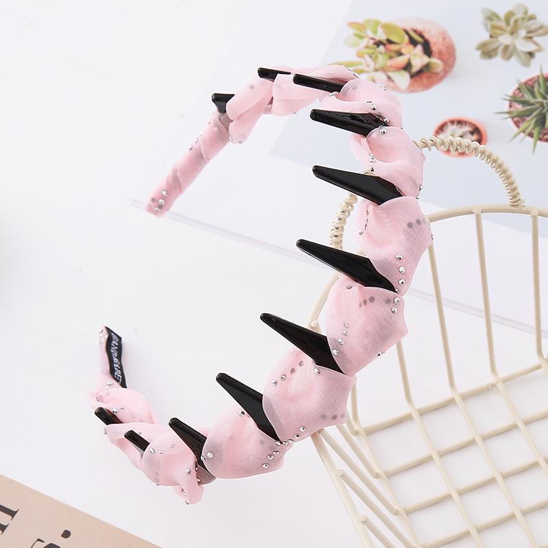 Korean-Style Twisted Comb Headband: Light Luxury & Elegant Starry Design Hair Accessory