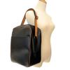 HERMES Victoria Shoulder Bag black/Brown Ardenne unisex Used