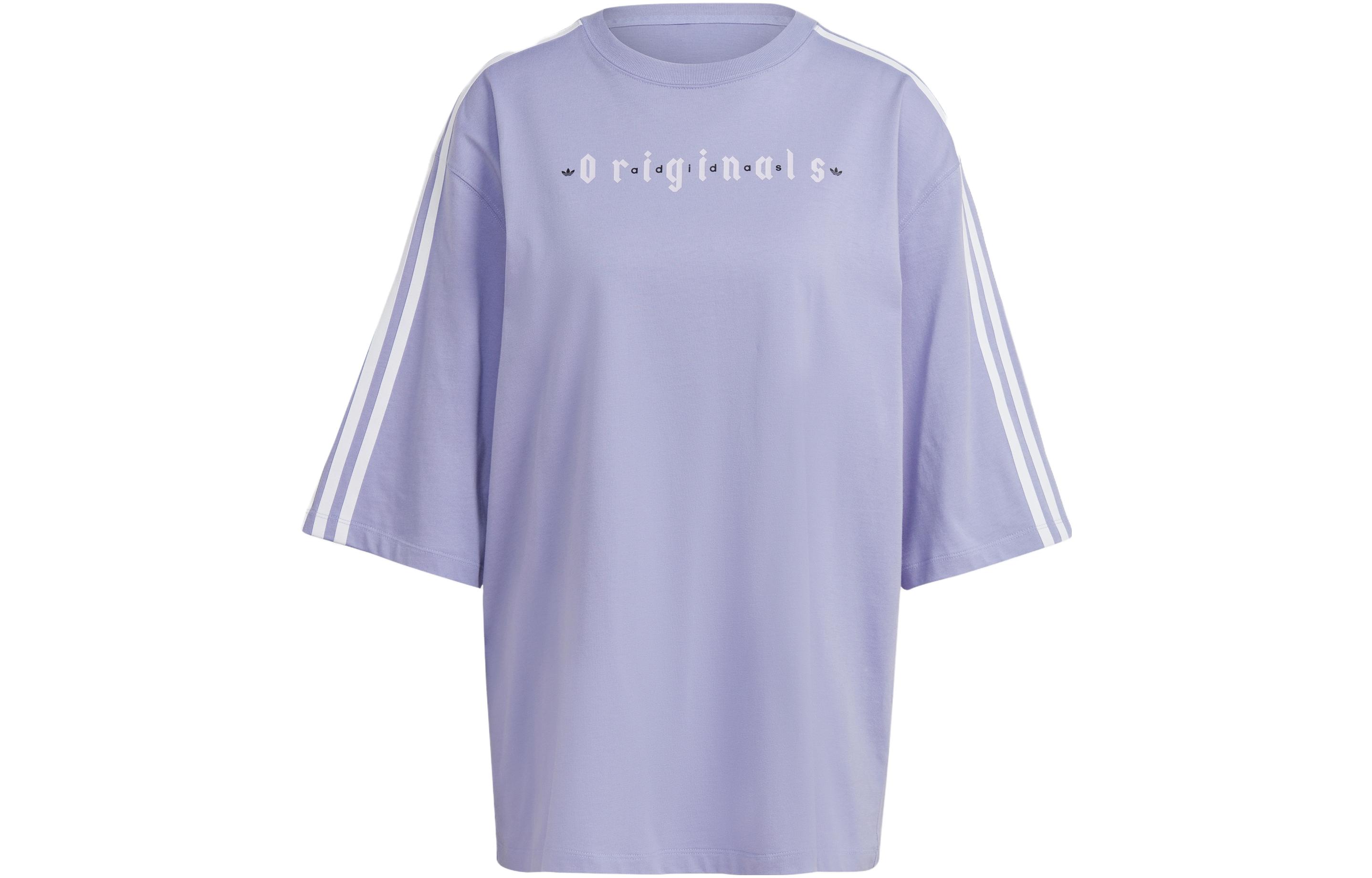 adidas originals Oversized Sporty Tee Purple IQ3401 M