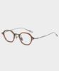 Lingkeonpeuleim Arlt-5957 Titanium Eyeglass Frame Brown