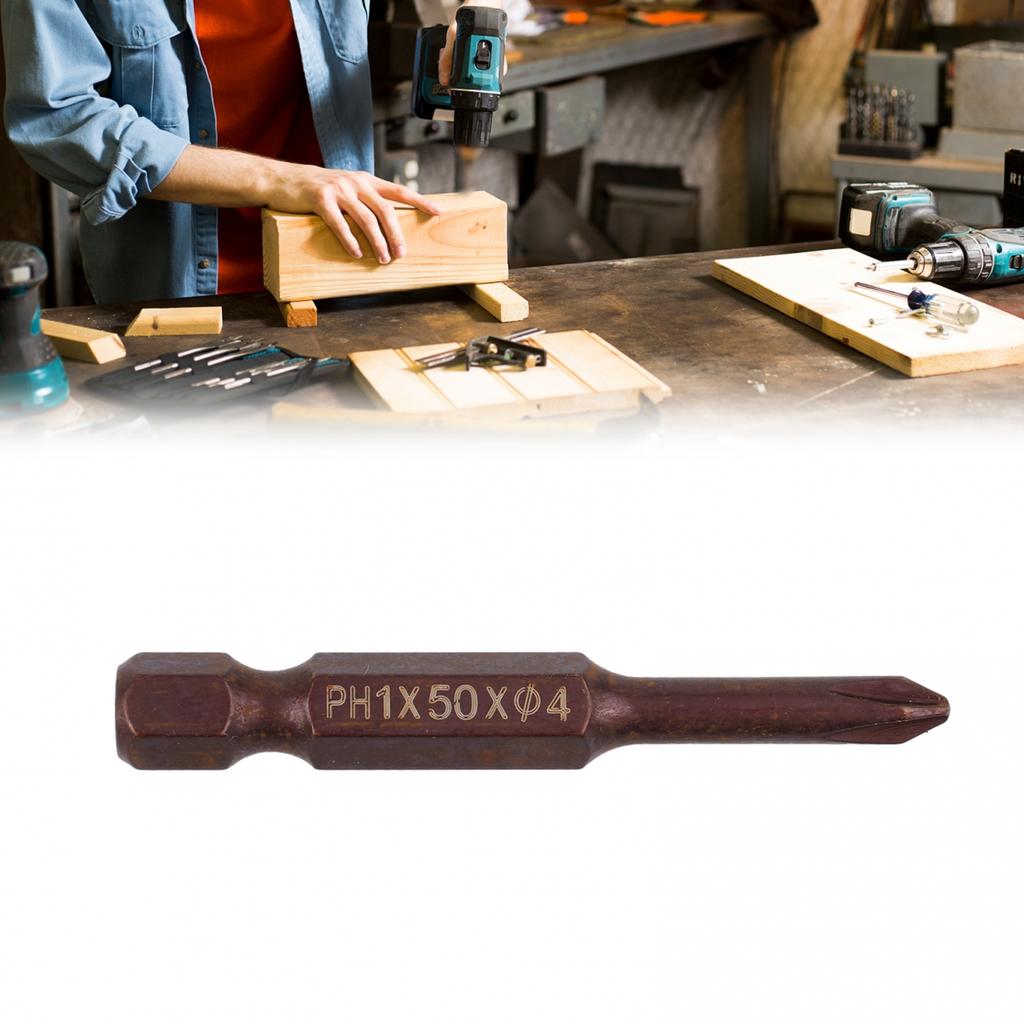 Alloy Steel Screw Driver Bit 1.6/2.0/2.5/3.0/4.0/5.0mm Comfortable