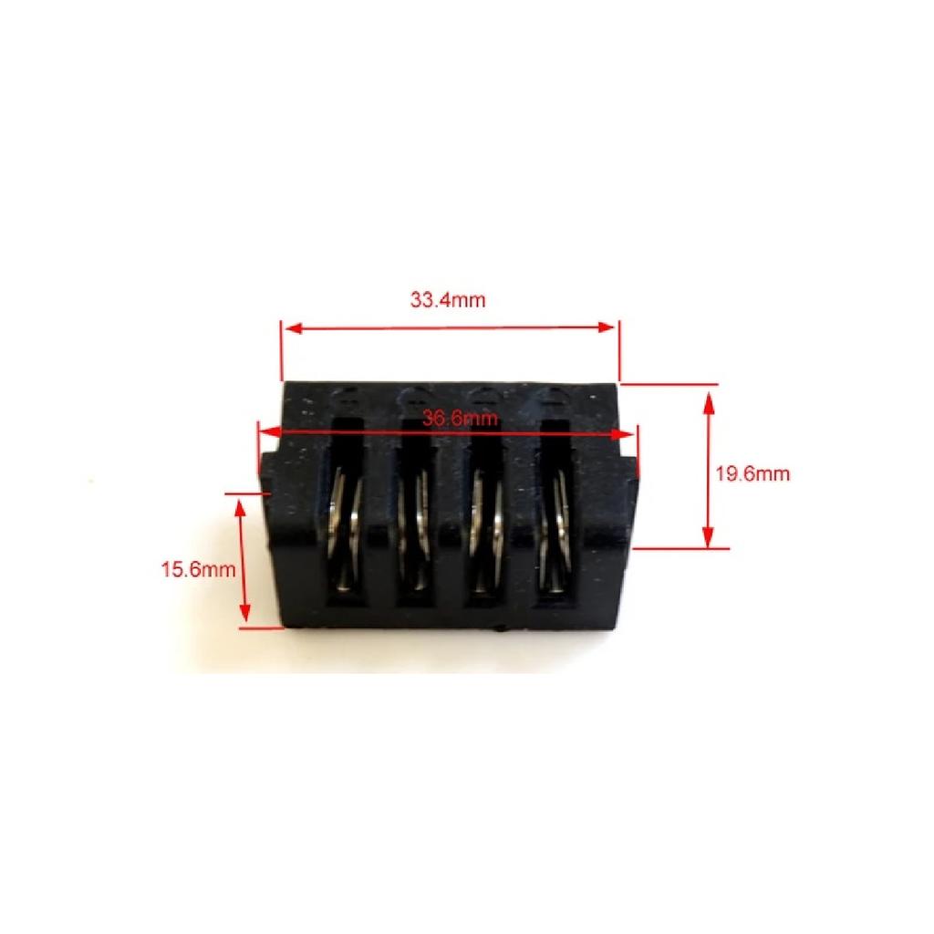 E-bike Lithium battery box Power discharge connector 4pins Male or Female, Ebike Parts power plug, For Hailong battery case