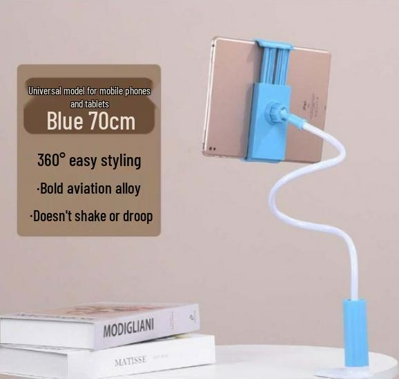 2026 Mobile Phone & Tablet Adjustable Alloy Stand - Multi-functional Rotatable Holder for Bedside or Chair