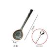 Household Japanese Ceramic Soup Spoon Long Handle Round Head Soup Ladle Congee Spoon Irregular Spoon