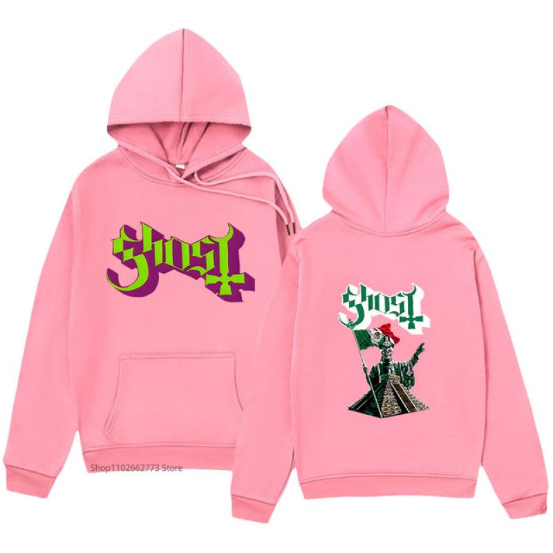 Ghost Band Hoodies Itroble Art Graphic Sweatshirt with Hooded Winter Clothes Women Fashion Manga Tops Kpop Streetwear Men Unisex